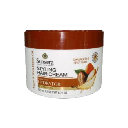 Sunsera hair styling cream, argan oil and shea butter, 200 ml