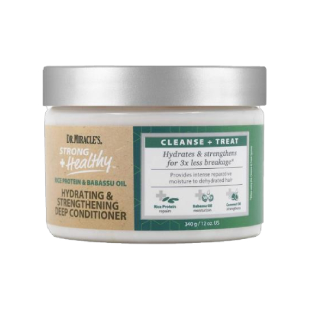 DR. MIRACLE Strong+ Deep Moisturizing & Strengthening Hair Cream 340ml