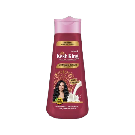 Kesh King Repair Shampoo for Damaged Hair with Milk Protein and 21 Ayurvedic Herbs 200ml