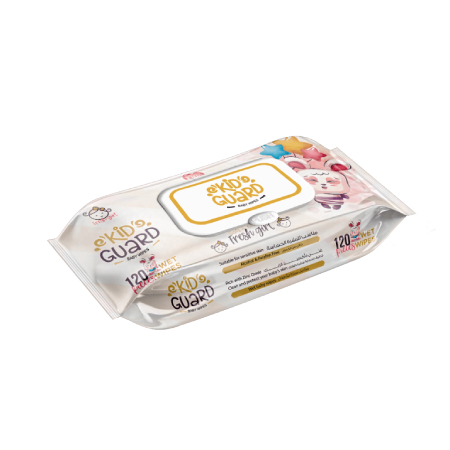 Kid Guard Girl Wet Wipes 120 pcs