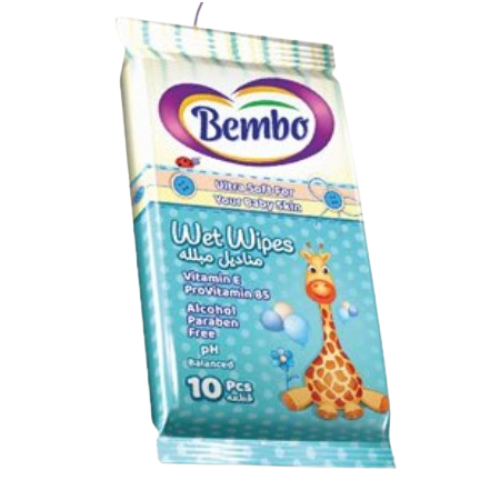 Bembo Baby Blue Wet Wipes 10pcs