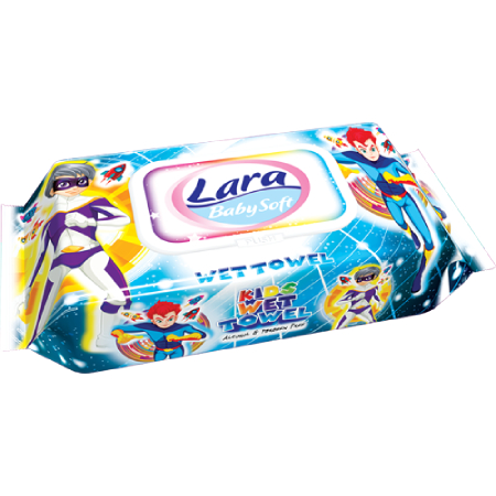 Lara Kids Action Wet Wipes 72 Pcs