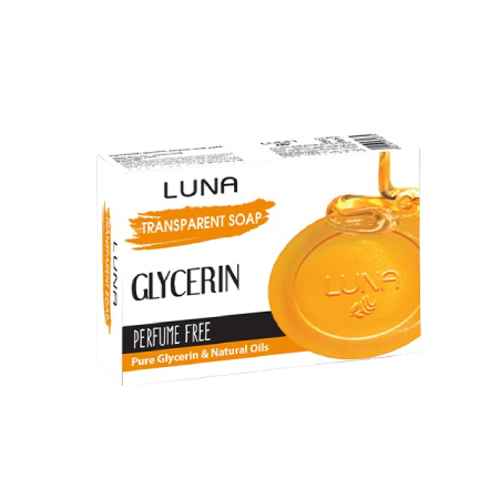 Luna Glycerin Soap Transparent Unscented 72 g