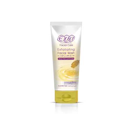 Eva Exfoliating Facial Wash Enriched with Honey for All Skin Types 150ml