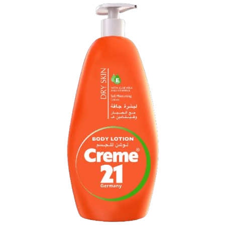Cream21 Body Lotion for Dry Skin with Aloe Vera & Vitamin E 600ml