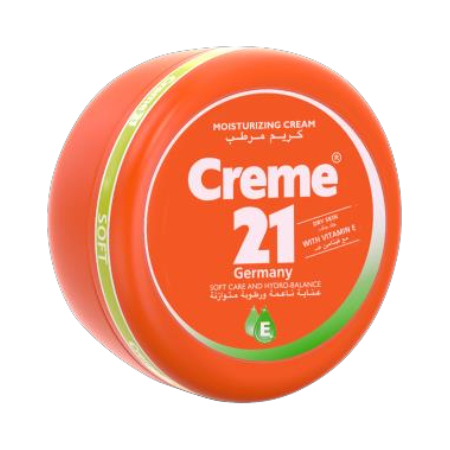 Cream21 Moisturizing Cream for Dry Skin with Aloe Vera and Vitamin E 250ml