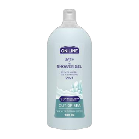 Online Shower Gel Cream 2 in 1 - 980 ml