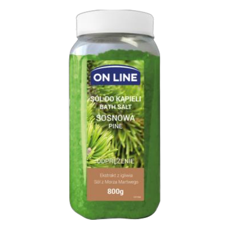 Online Bath Salt for the Body with Pine Extract and Dead Sea Salt 800 ml