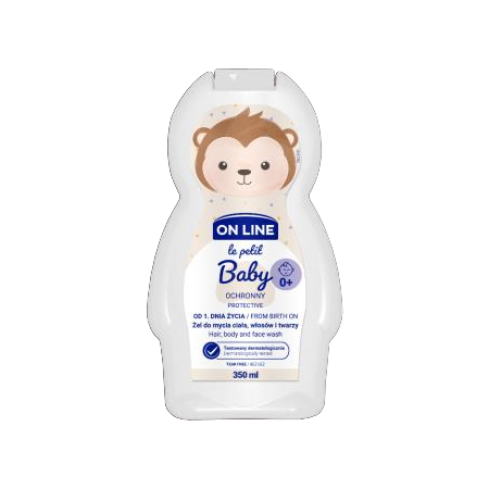 Online Le Petit Body & Shower Protective for Hair, Body & Face for Newborns 350ml
