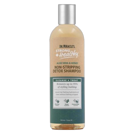 Dr. Miracle Detox Cleansing and Hair Treatment Shampoo with Aloe Vera, Honey and Coconut Extracts 355 ml