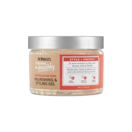 DR. MIRACLE Nourishing, Moisturizing, Softening and Protecting Hair Gel with Biotin, Aloe Vera and Olive Oil 340ml