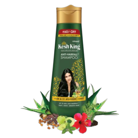 Kesh King Anti Hair Loss Shampoo with Aloe Vera & 21 Ayurvedic Herbs 340ml