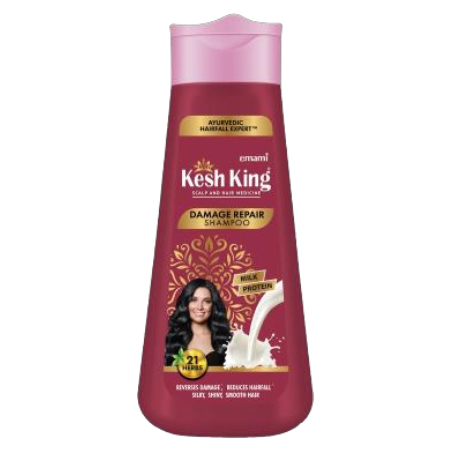 Kesh King Repair Shampoo for Damaged Hair with Milk Protein and 21 Ayurvedic Herbs 340ml