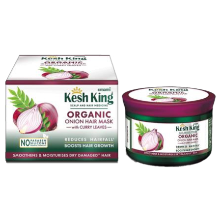 Kesh King Onion Extract Hair Cream with Curry Leaves 200ml