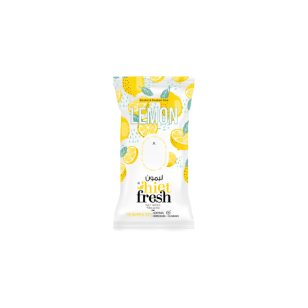 Hite Fresh  3in1 Wet Wipes Lemon Scent 15pcs