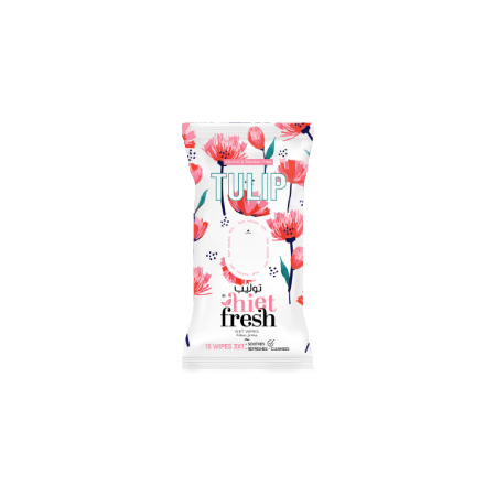 Hite Fresh  3in1 Tulip Wet Wipes 15pcs