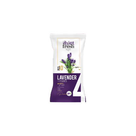 Hite Fresh Lavender Scented Wet Wipes 15 pcs