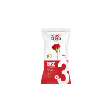 Hite Fresh Red Rose Wet Wipes 15pcs
