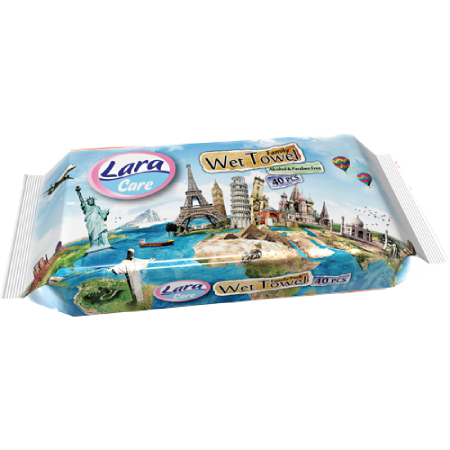 Lara Travel Wet Wipes 40 pcs