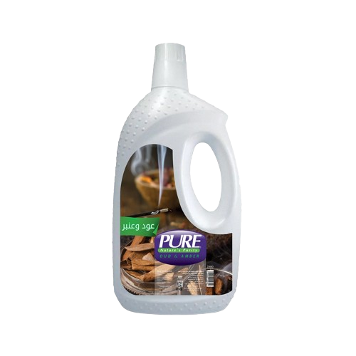 Pure shower gel with the scent of oud and amber, 1.5L