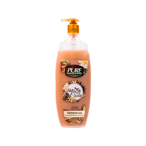 Pure Shower Gel with Vanilla Perfume Pump 1 L