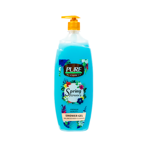 Pure Spring Flowers Pump Shower Gel 1L